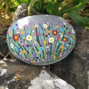 Piedra de arte floral